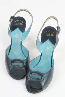 1940s peep toe shoes size 4.5 us | new fall