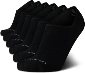 Calvin Klein Men's Liner Socks - 6 Pack Cushioned Non-Slip No Show Sneaker Loafer Socks - Ultra Low Cut Socks for Men (7-12)