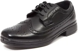 Deer Stags Boy's Ace Formal Dress Shoes Wingtip Brogue Oxford for Church, School Uniform, Graduation/Luggage