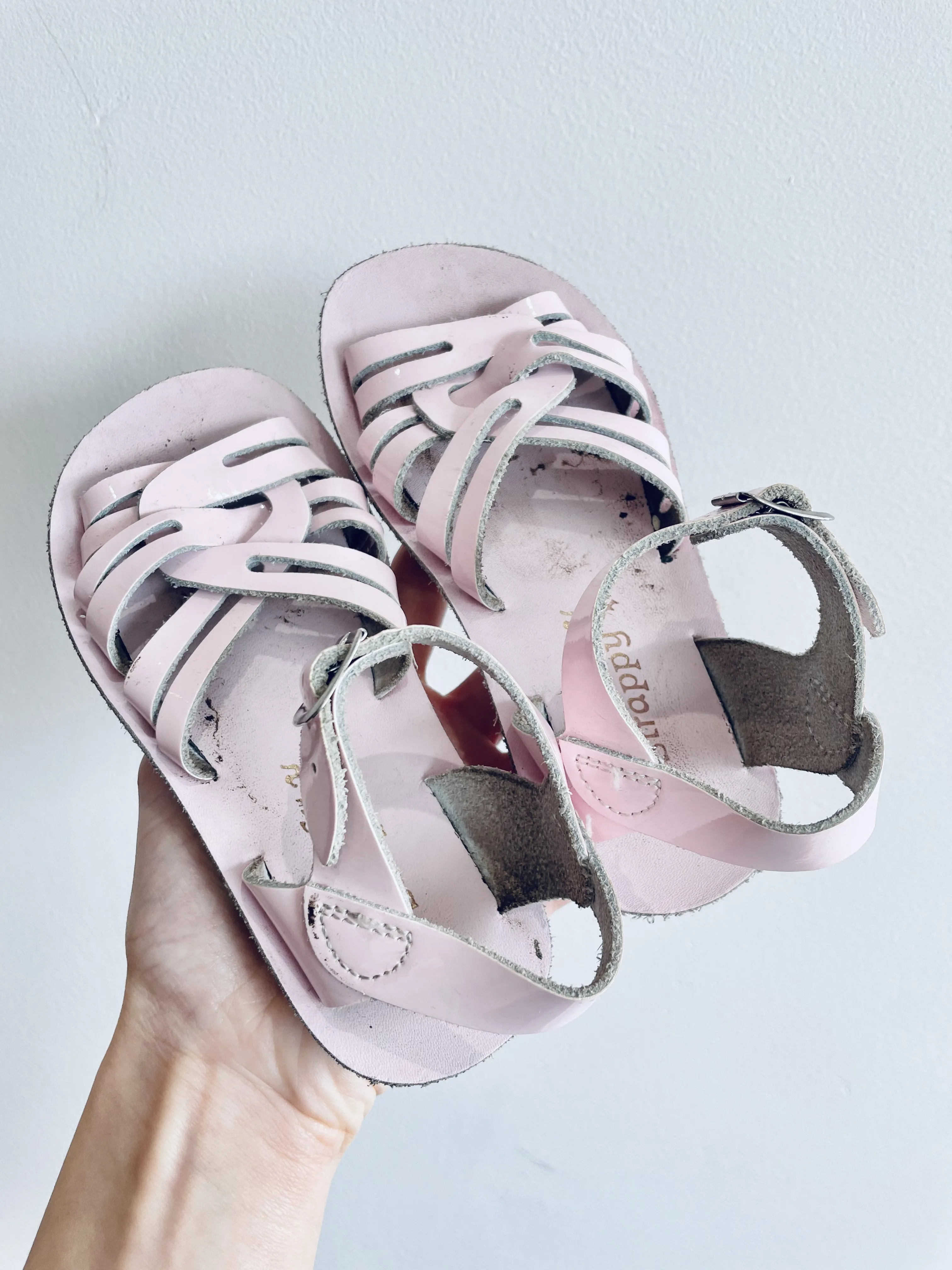 Patent Crossover Sandals // 9 Toddler