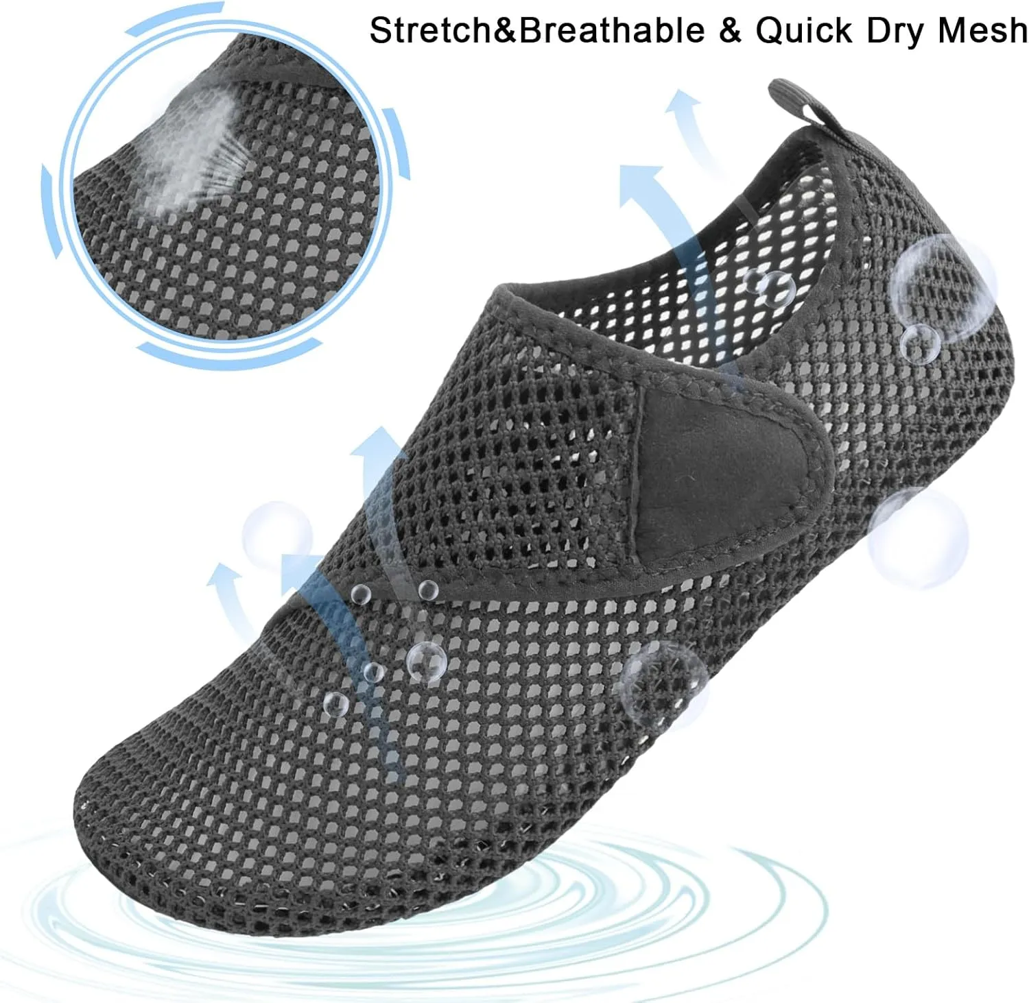 Spesoul Water Shoes for Women Men Quick Dry Aqua Socks Water Sneakers Outdoor Beach Swim Shoes